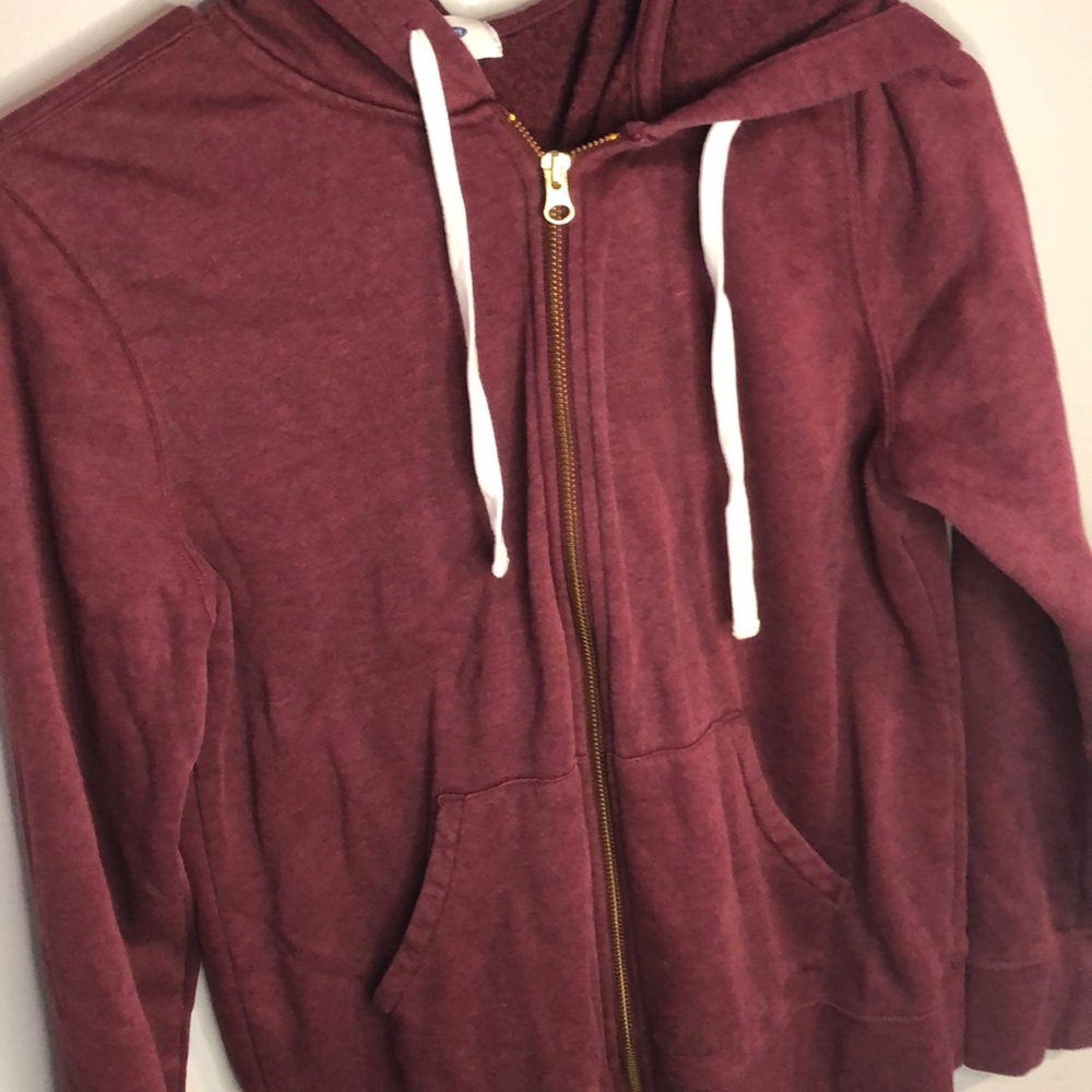 Maroon Zip-up